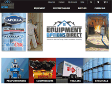 Tablet Screenshot of equipmentoptionsdirect.com